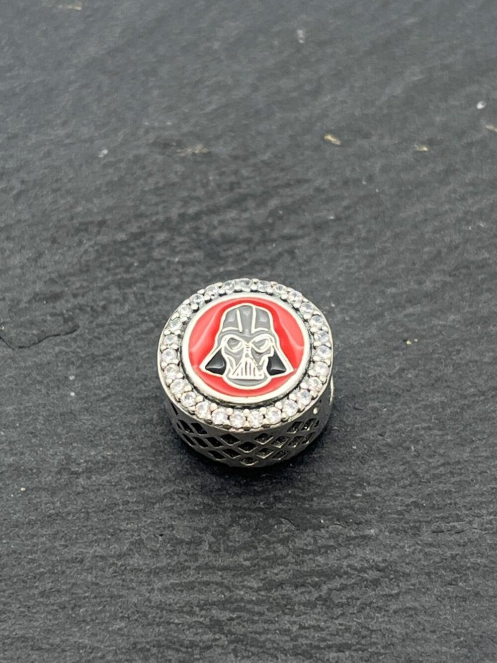 Pandora Disney Star Wars Darth Vader Control Panel Bead Charm Jewelry